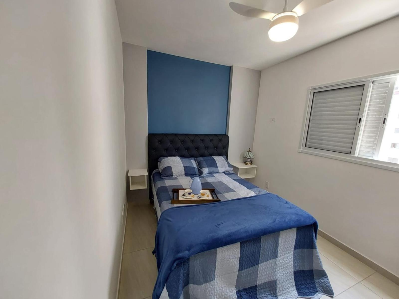 066 Aviacao Beira Mar Com Varanda - 1 Dorm - 15 Metros Da - Wi Fi - Garagem Gratuita * Praia Grande (Santos)