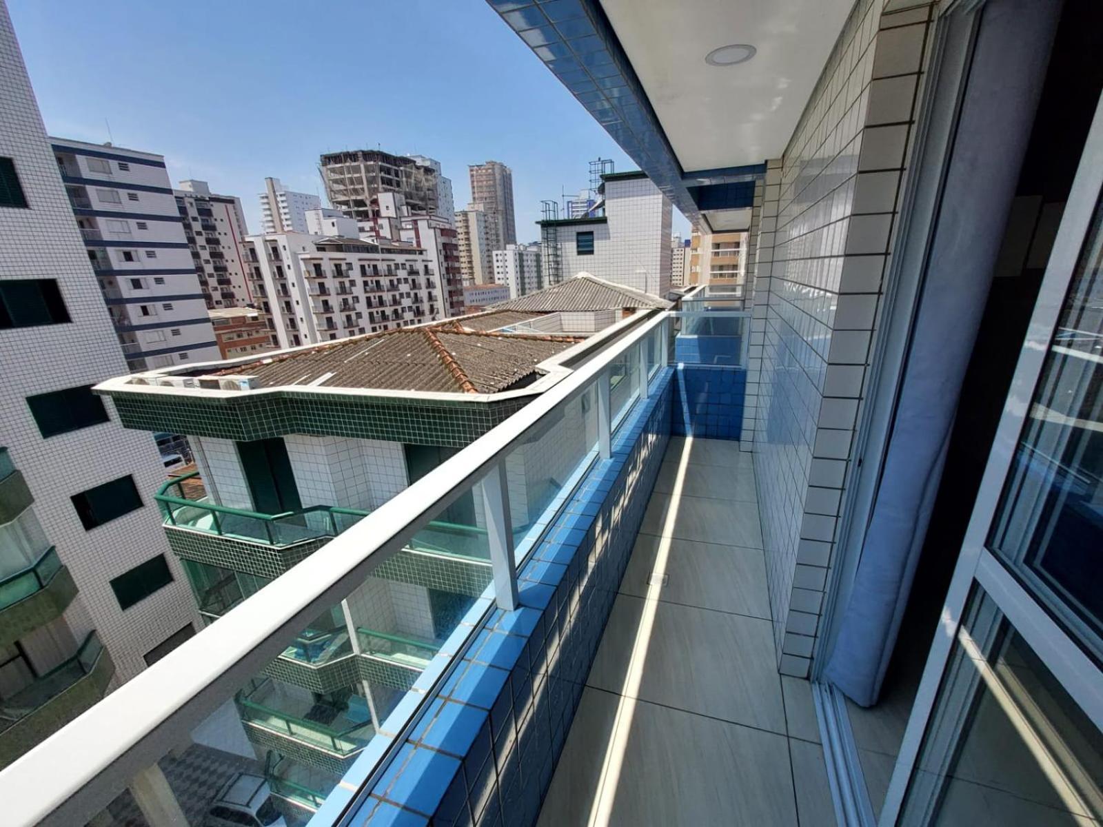 Apartment 066 Aviacao Beira Mar Com Varanda - 1 Dorm - 15 Metros Da - Wi Fi - Garagem Gratuita Praia Grande (Santos)