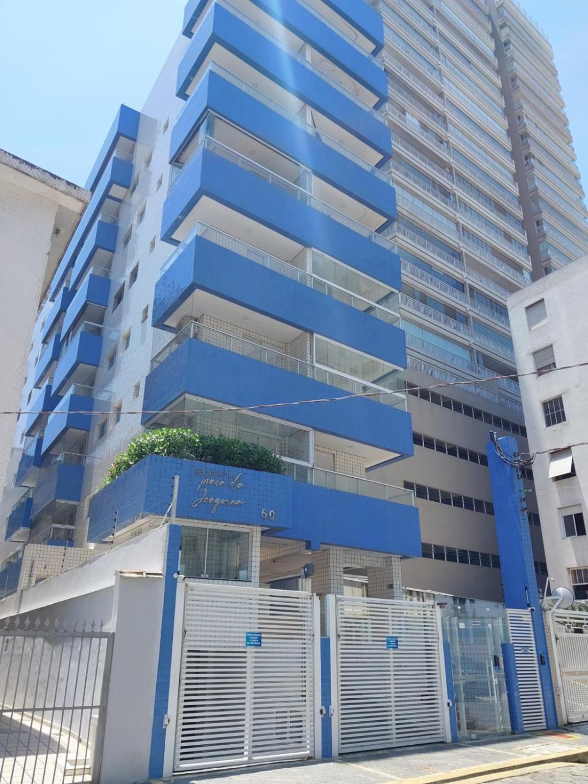 Apartment 066 Aviacao Beira Mar Com Varanda - 1 Dorm - 15 Metros Da - Wi Fi - Garagem Gratuita Praia Grande (Santos)